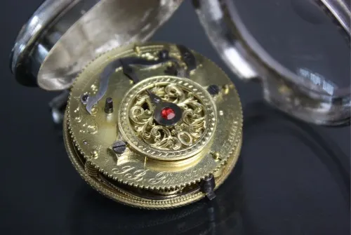 Verge pocket watch after the repair