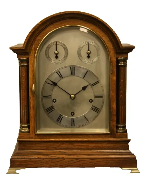Bracket clock after the repair