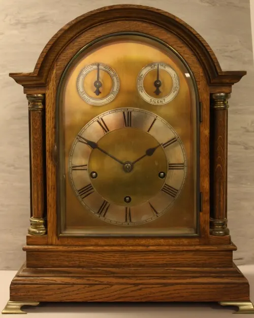 Bracket clock before the repair