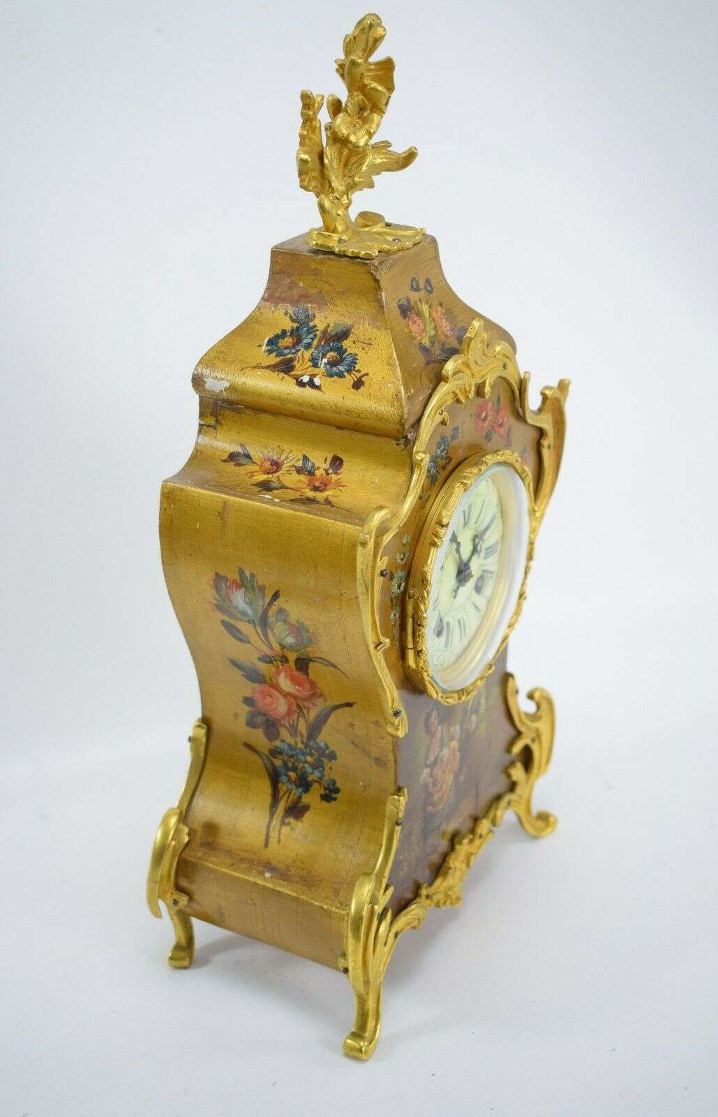 Napoleon III Pendule Kaminuhr Tischuhr Genreszene S.Marti und Lescure um 1870 – Detail