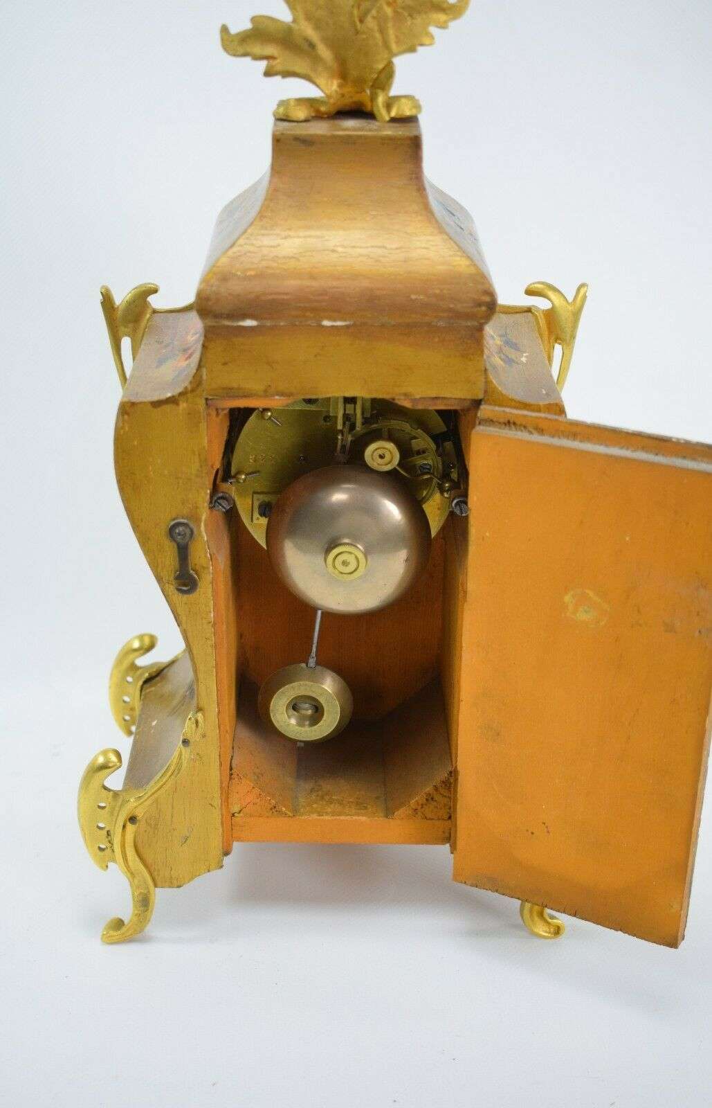 Napoleon III Pendule Kaminuhr Tischuhr Genreszene S.Marti und Lescure um 1870 – Detail