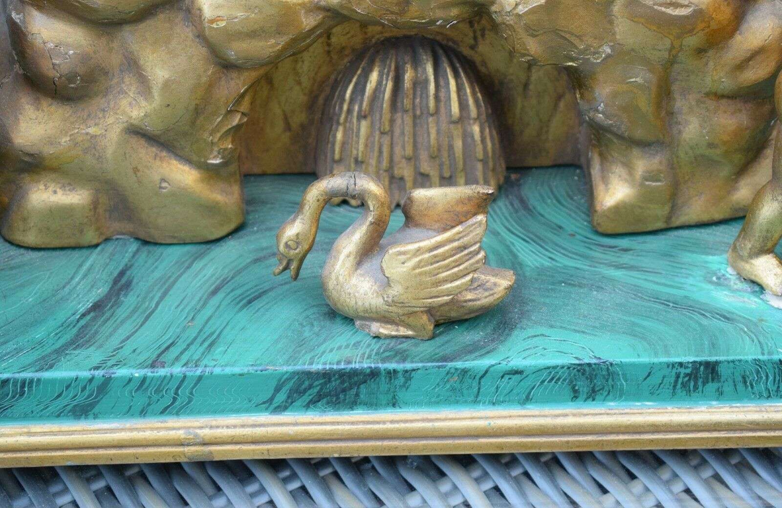 Große josephinische Tischuhr Kaminuhr Pendule Stockuhr Wien um 1790 Wochenläufer – Detail