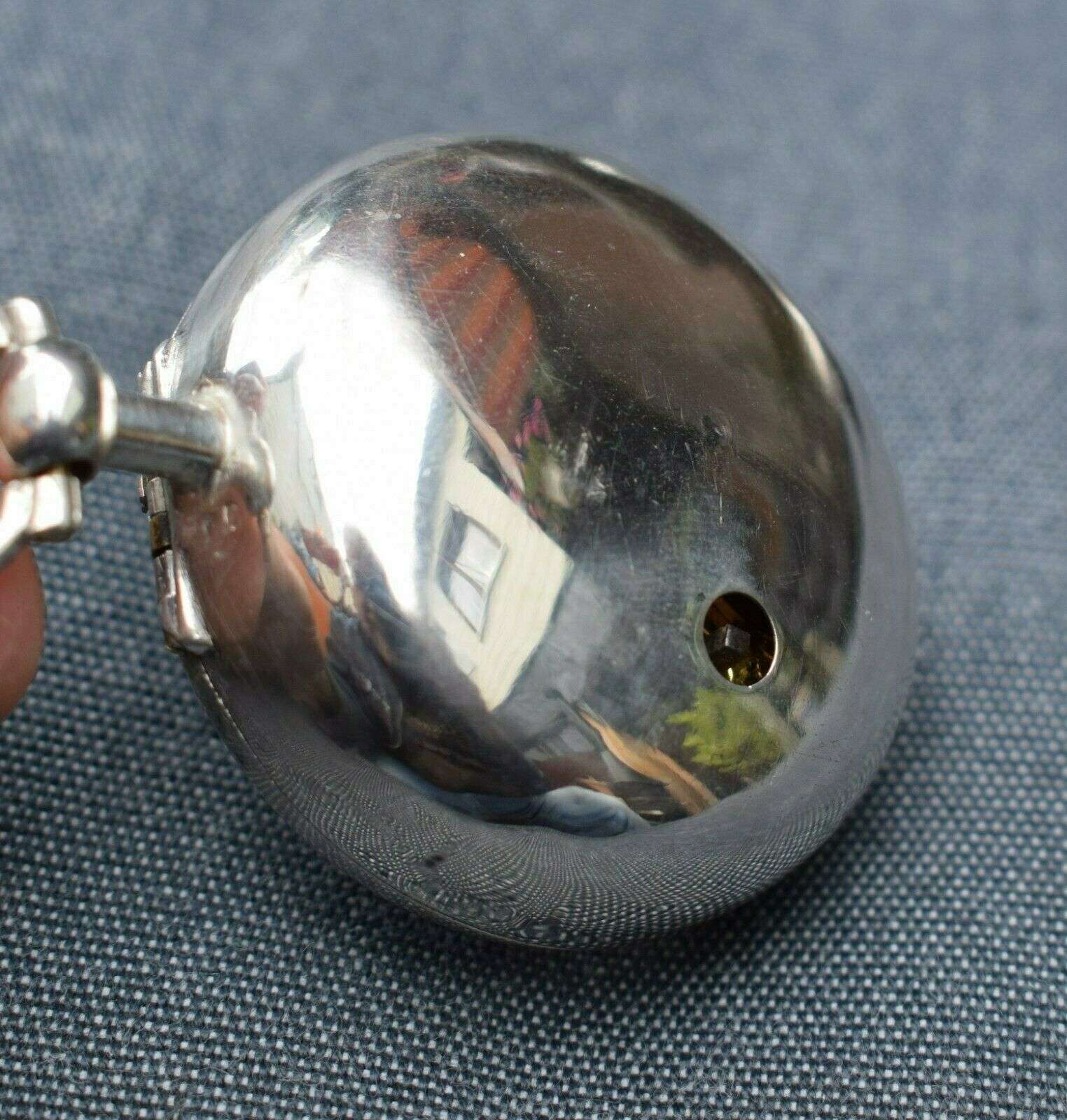 Jacob Mayr Augsburg Spindeltaschenuhr um 1710 mit Übergehäuse – Detail