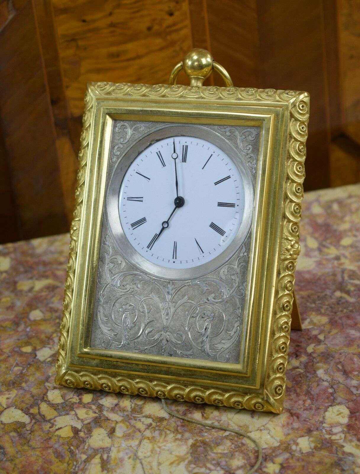 Reiseuhr Taschenuhr 3/4 Repetition Bordier Genève um 1830 – Vorderansicht