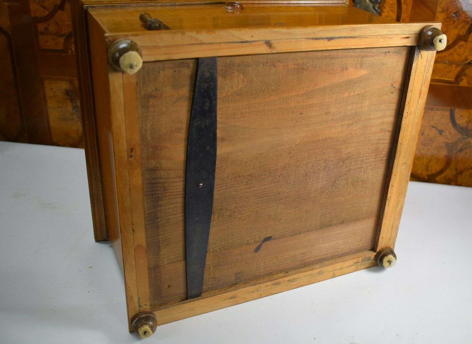 Polyphon Platten Spieluhr v. Celesta um 1890 m. 16 Platten 29cm disc music box – Detail