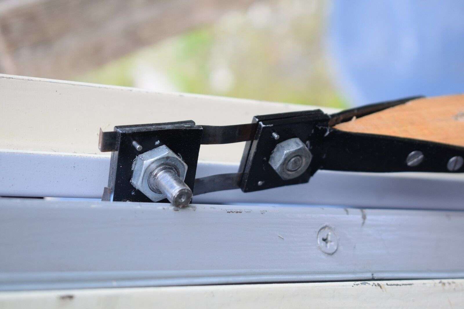 originale kleine Turmuhr Bahnhofsuhr von JF. Weule um 1895 – Detail