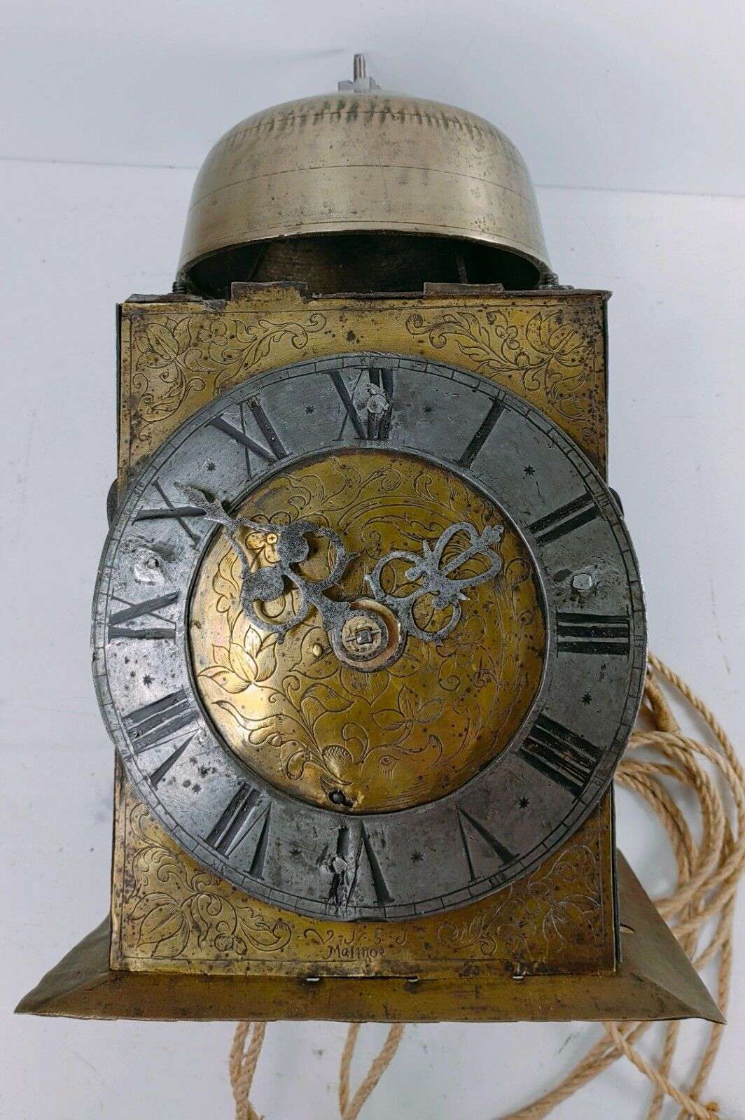 Renaissance, Barock Eisenuhr, Hinterzappler Spindelhemmung, Schweden um 1660/70