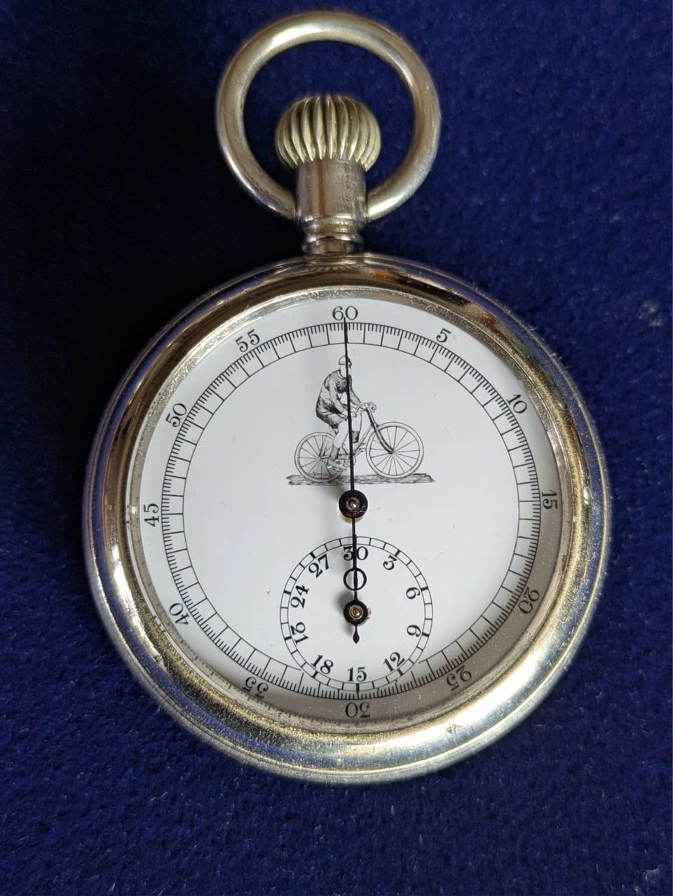 Montre de poche chronomètre de Leon Breitling, vers 1895, en état de marche