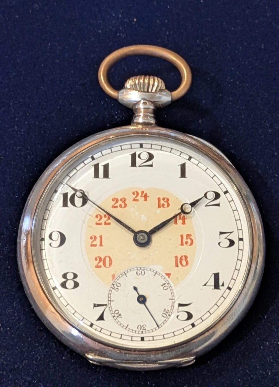 Montre de poche en argent, Suisse, vers 1910, en état de marche