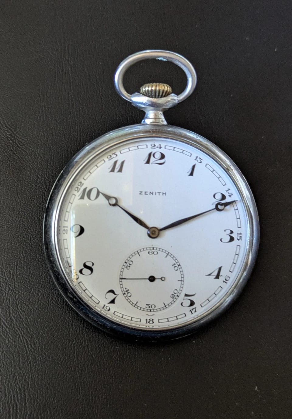 Montre de poche Zenith Cal. 18-28-3P, vers 1930, en état de marche