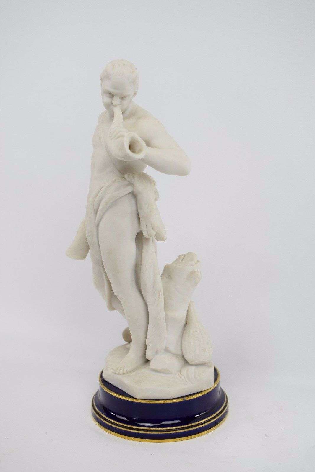 Satyr aus Biskuitporzellan von Sevres um 1900 – Detail