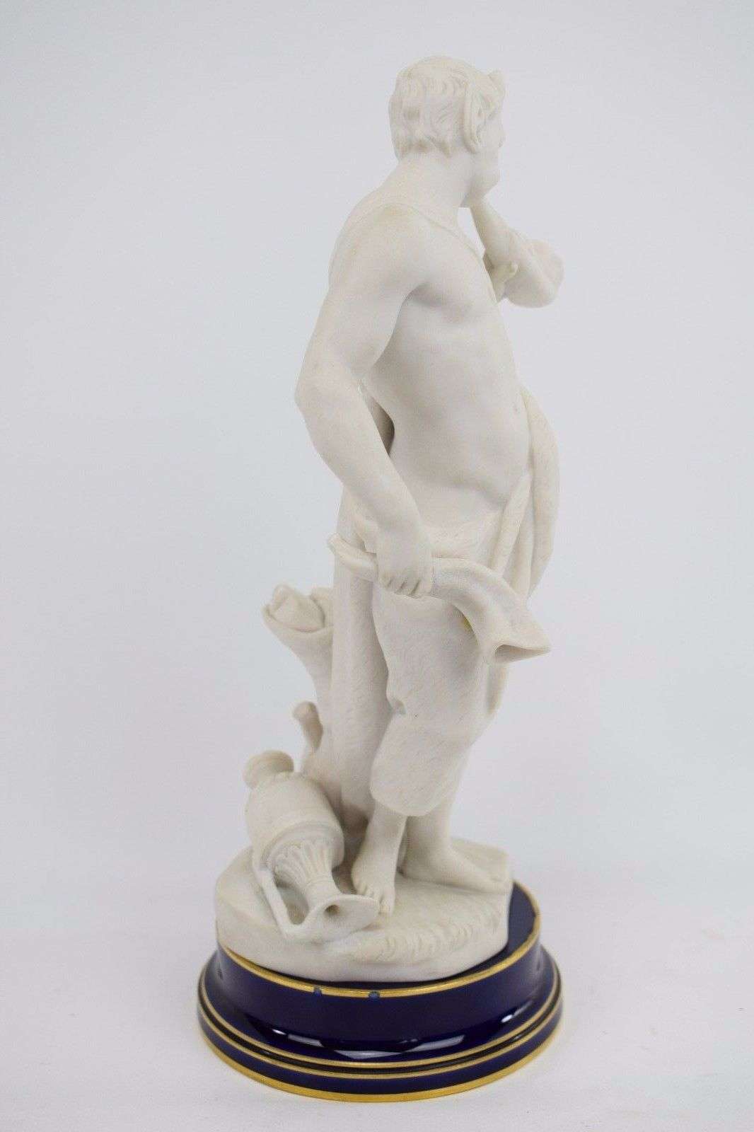 Satyr aus Biskuitporzellan von Sevres um 1900 – Detail