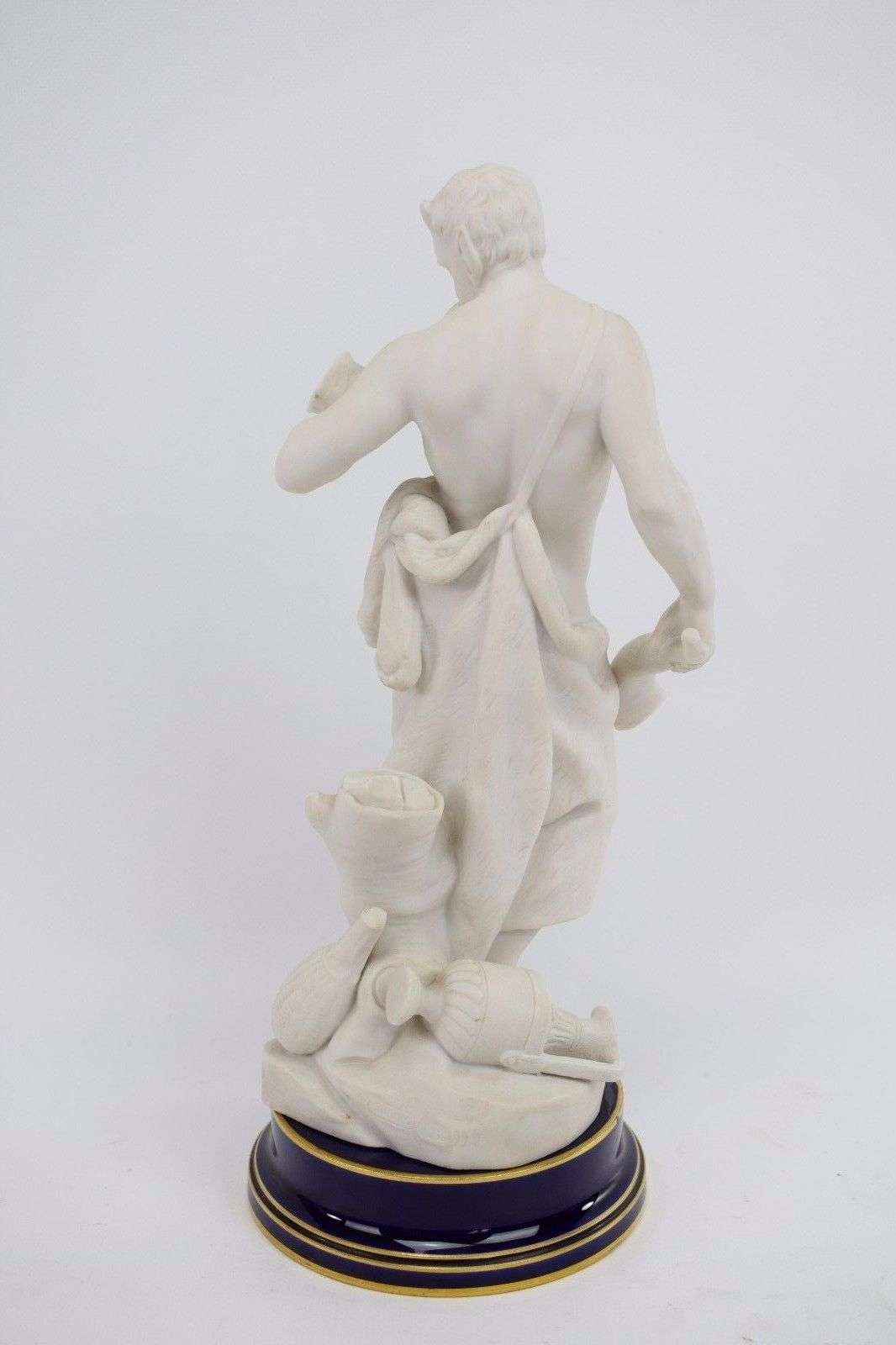 Satyr aus Biskuitporzellan von Sevres um 1900 – Detail