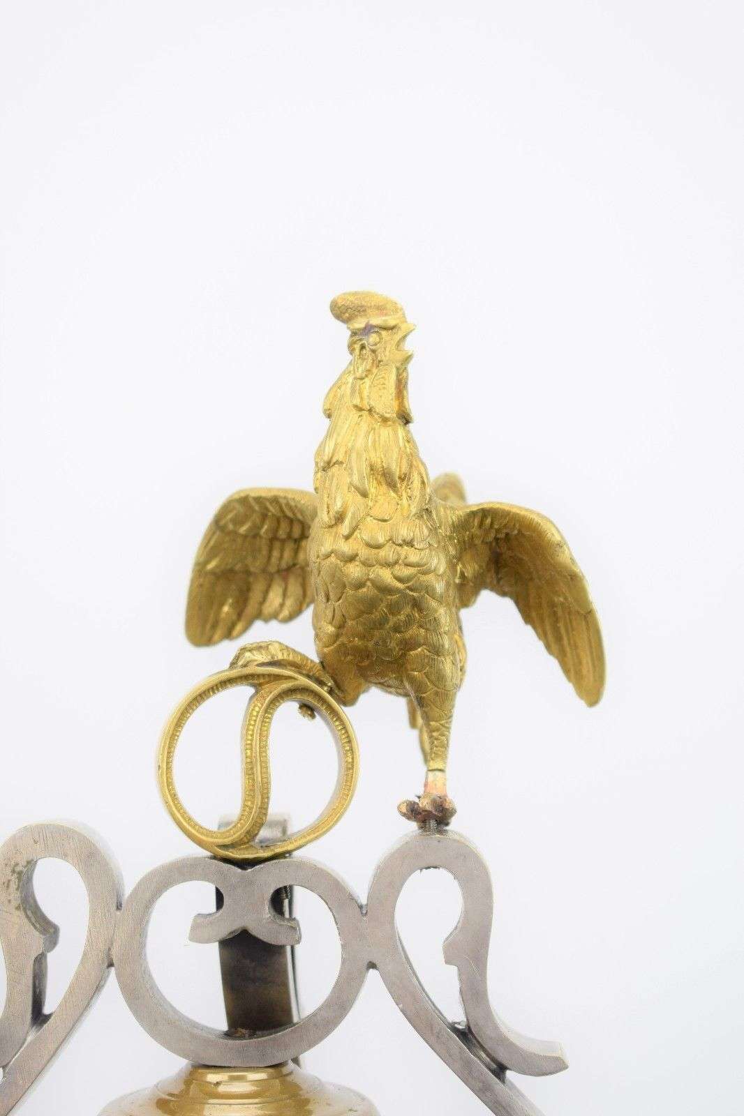 Große Türmchenuhr mit Mondphase Planchon Paris um 1890 – Detail