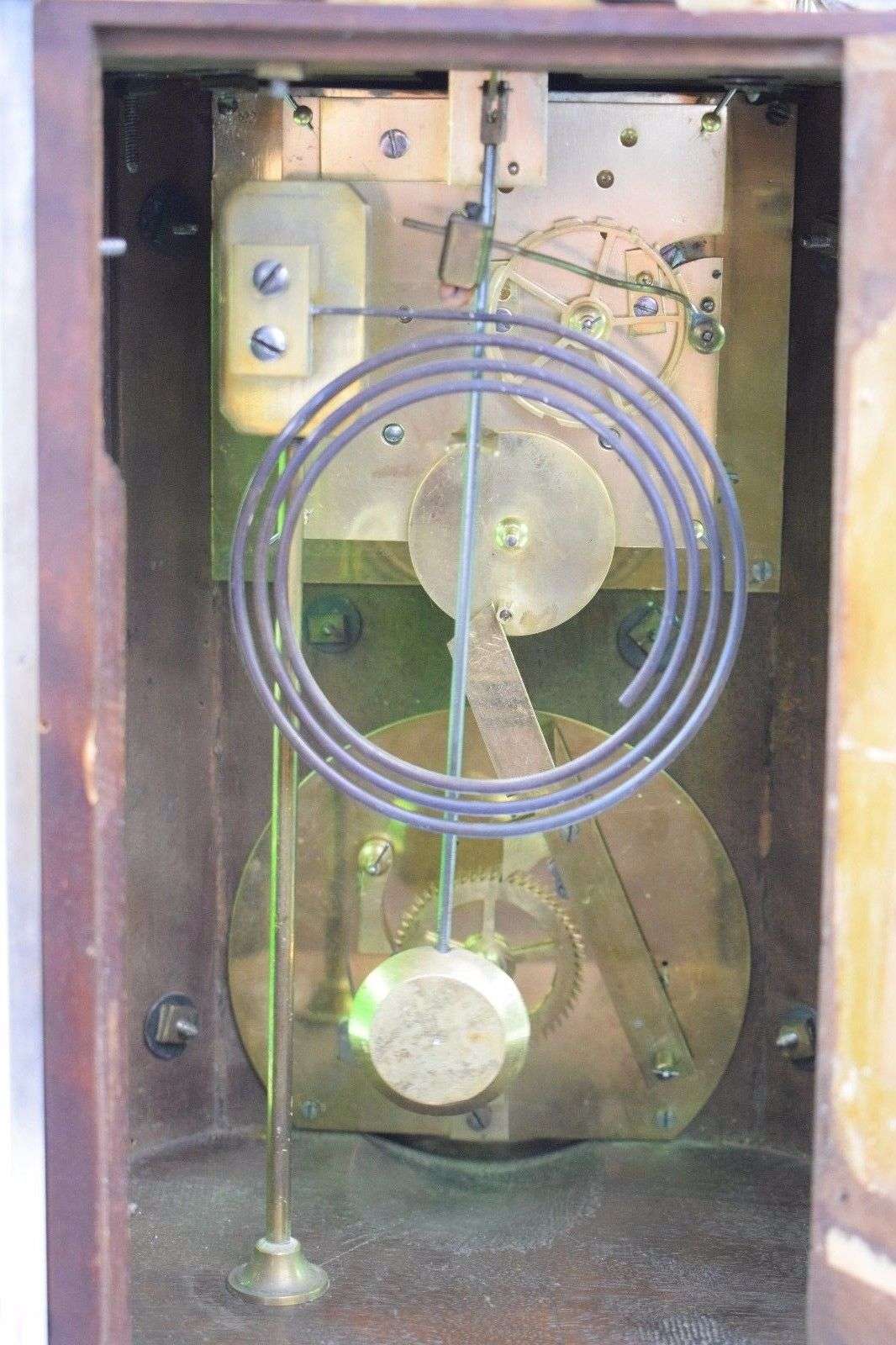 Große Türmchenuhr mit Mondphase Planchon Paris um 1890 – Detail