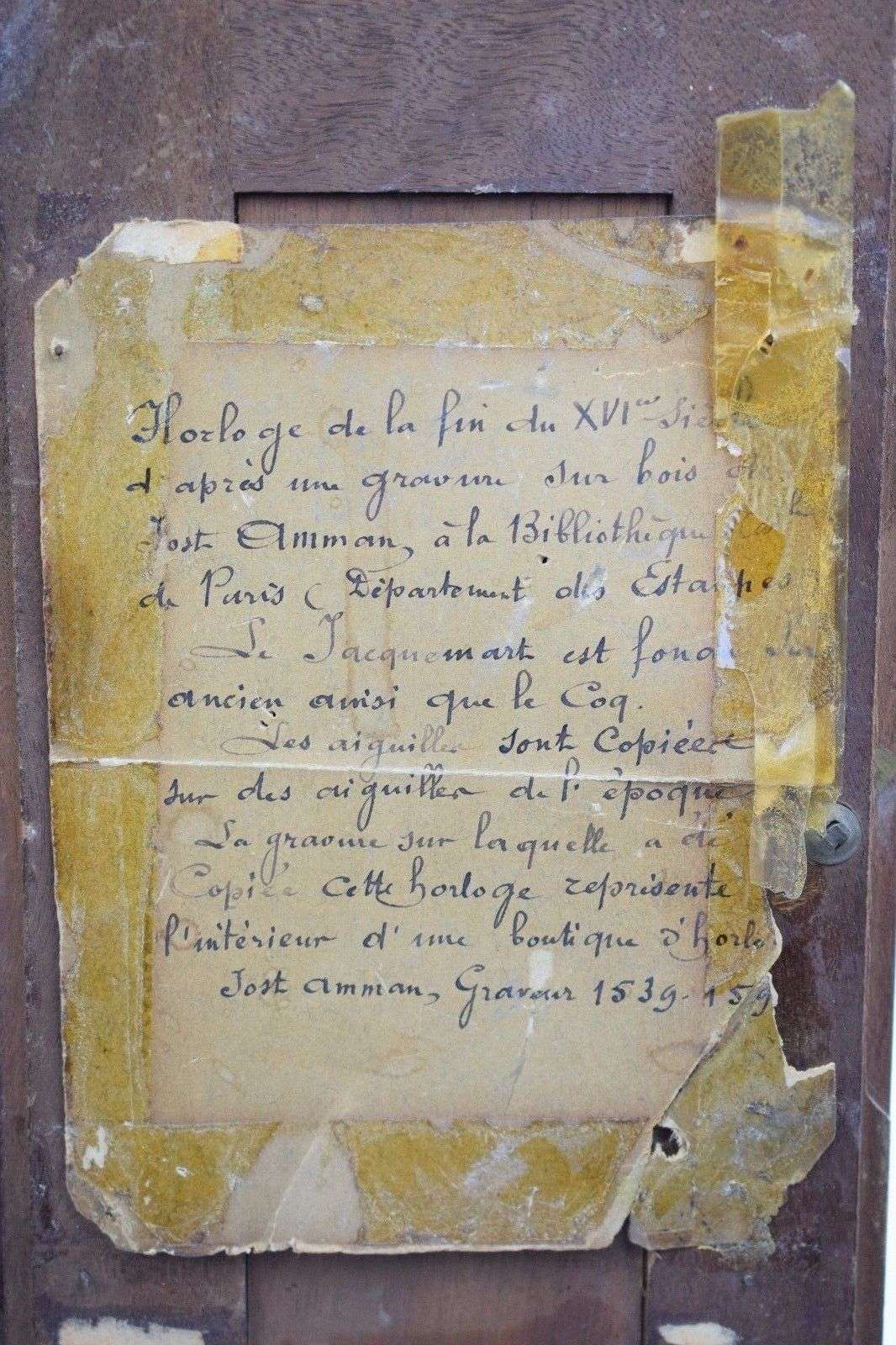 Große Türmchenuhr mit Mondphase Planchon Paris um 1890 – Detail
