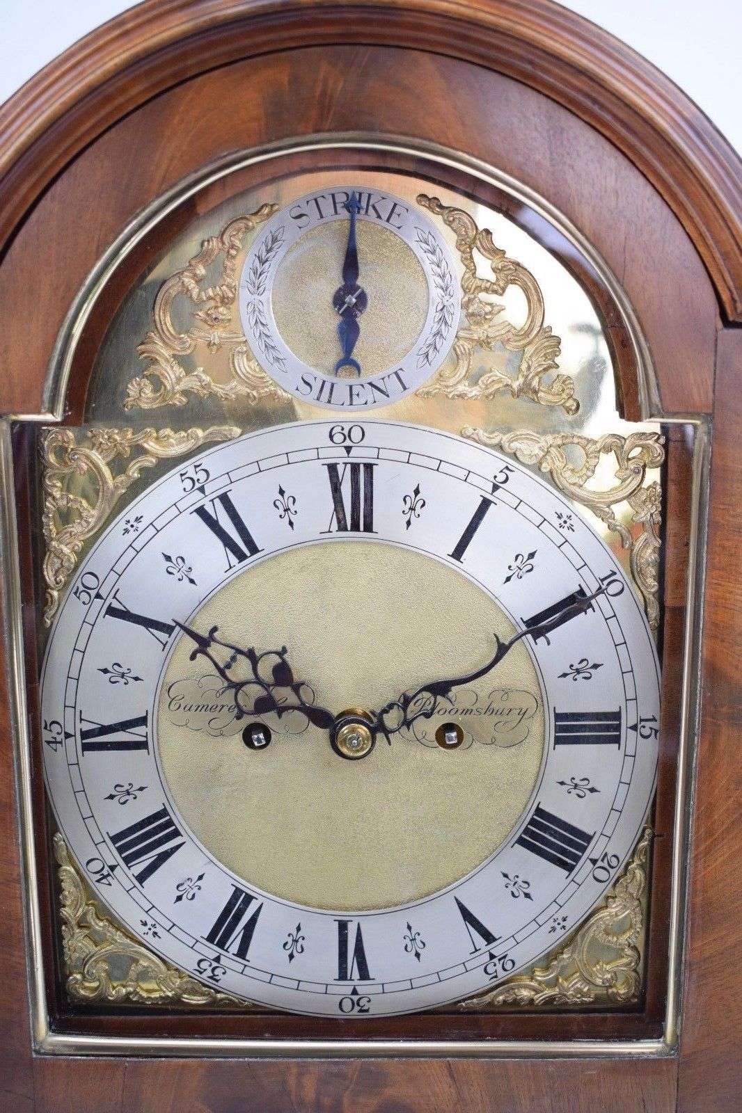 Kaminuhr Tischuhr Bracket Clock Camerer & Co. Bloomsbury mit Spindelhemmung 1790 – Detail