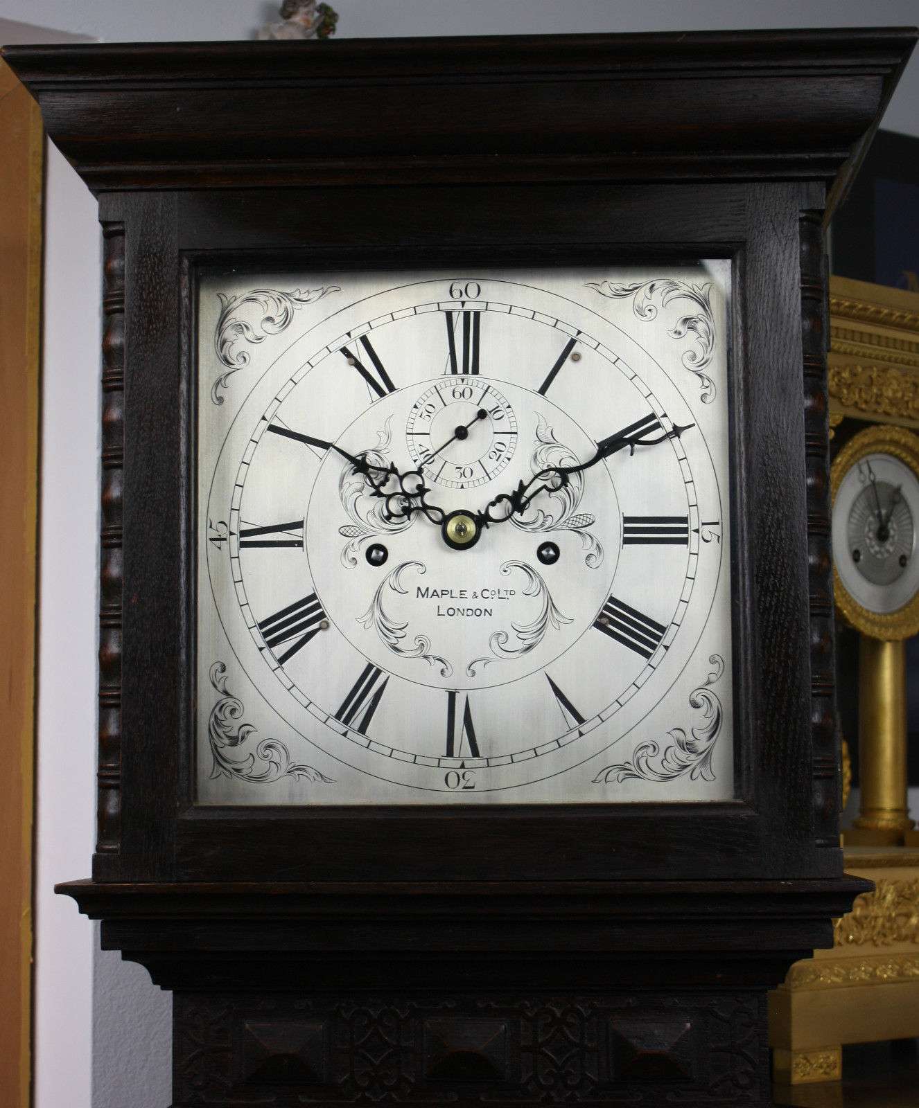 Hochwertige englische Standuhr von Mapple & Co. London um 1900 – Standuhr Mapple & Co